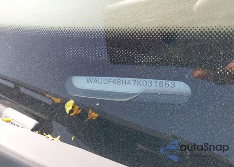 2007 Audi A4 2.0T from USA, damaged, VIN WAUDF48H47K031653